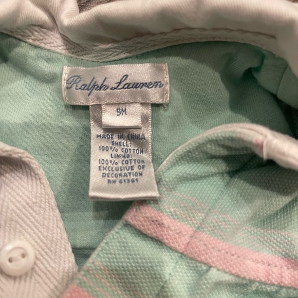 Ralph Lauren baby sleeveless romper - Picture 3 of 3